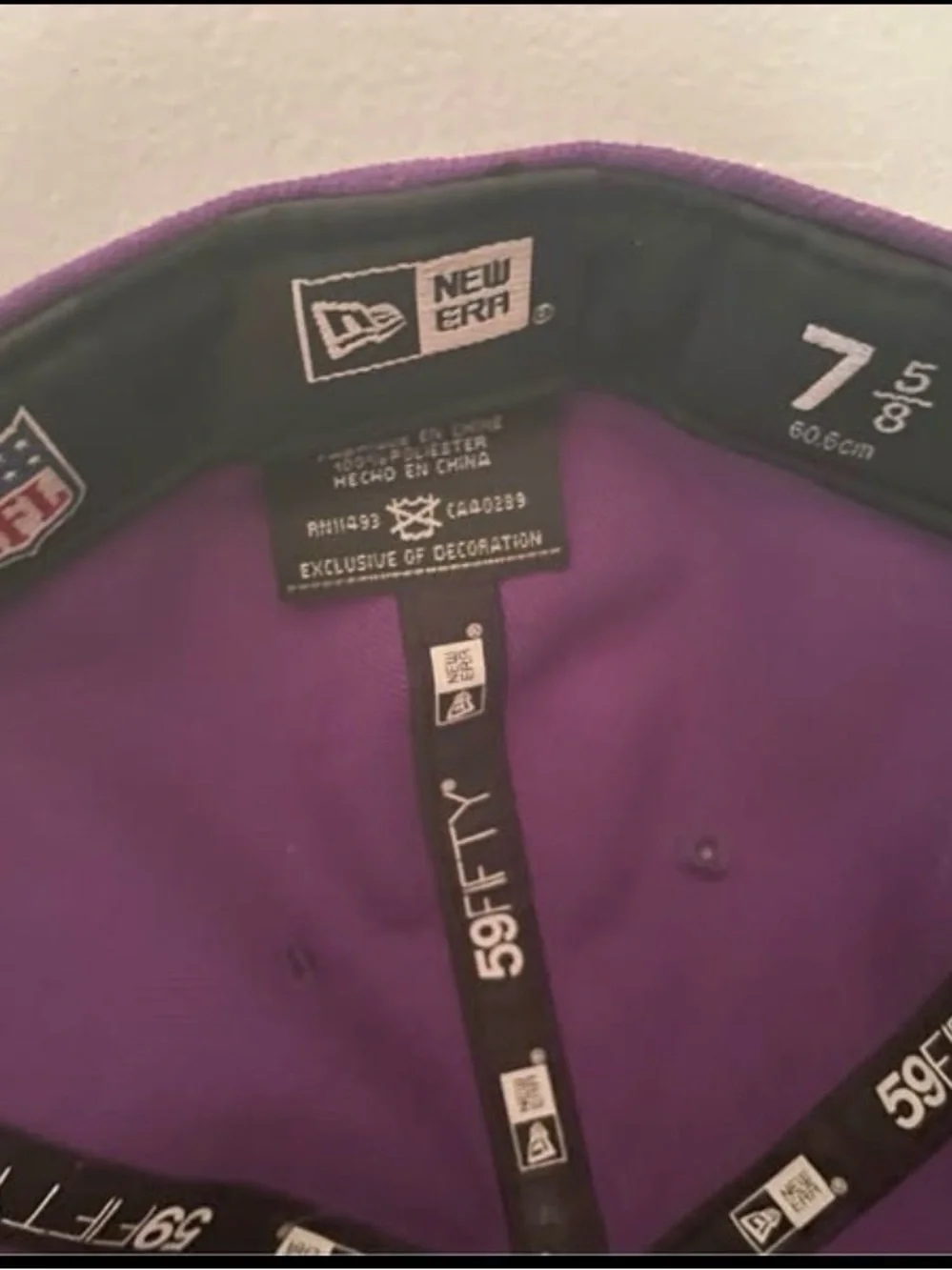 New Era Purple Minnesota Vikings Logo Snapback